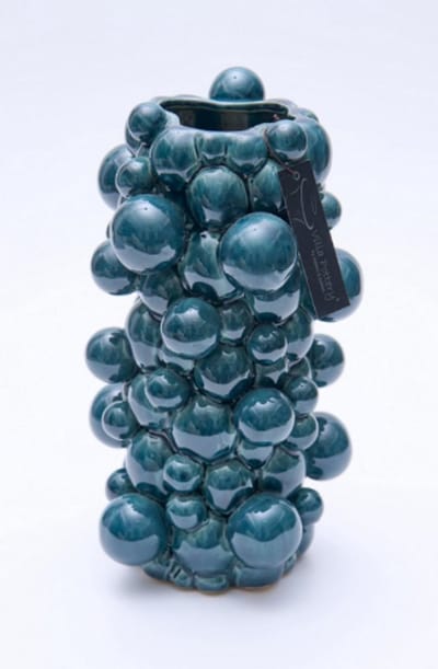 Vaas - Villa Pottery - Woondecoratie - Keramiek - Decoratie - Blub & Blub 2_1 Dark Green