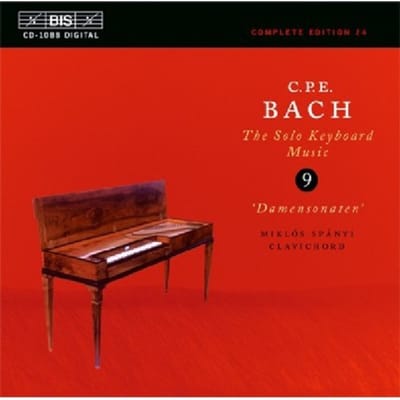 Miklós Spányi - C.P.E. Bach: Solo Keyboard Music Vol 9 (CD)