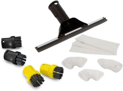 Stoomreiniger Accessoires - Reinigingsset Onderdelen - Grondige Schoonmaak - Compleet Met Borstels Pads - 4 Borstels 6 Pads - Multicolor