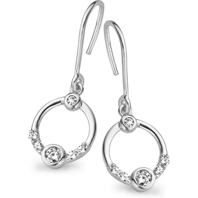 Orphelia Dames 925 Sterling Zilveren Druppel Oorbellen - Zilver ZO-5127
