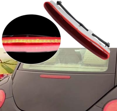 LED Derde Remlicht voor V0LKSWAGEN - Hooggeplaatste Veiligheidsstoplicht met Rode Lens, Geschikt voor Diverse Modellen en Onderdeelnummer 1C0945097E