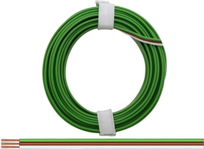 Donau Elektronik 318-5 Draad 3 x 0.14 mm² Groen, Bruin, Wit 5 m