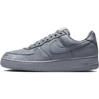 Nike Kobe Air Force 1 Low - Maat 41 - Cool Grey/Wolf Grey / Grijs - Kobe Air - Lifestyle - Heren Sneakers voor Mannen