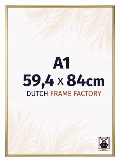Fotolijst A1 59,4x84 cm - Kunststof - Goud - Angers