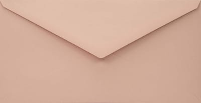 25 enveloppen lichtroze lang 110x220mm 110g Woodstock Cipria lange enveloppen gekleurd natuurpapier voor trouwkaarten verjaardagskaarten doop kerst paaskaarten
