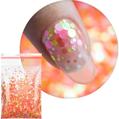 GNB-LAB Pop-Up! Serie - Kleurrijke Nageldecoratie - 20g - Mix van Kleur en Grootte