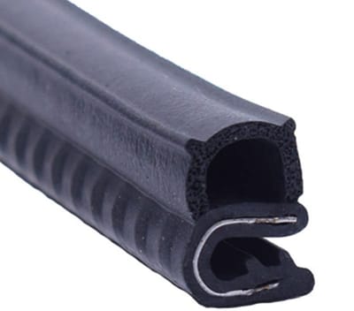 Jhubersproducts - Auto Deurrand Beschermers - U Vorm Rubber Seal Strip - Bescherming voor Boot en Van - Weerbestendig - Voor Truck - Zwart - Geschikt