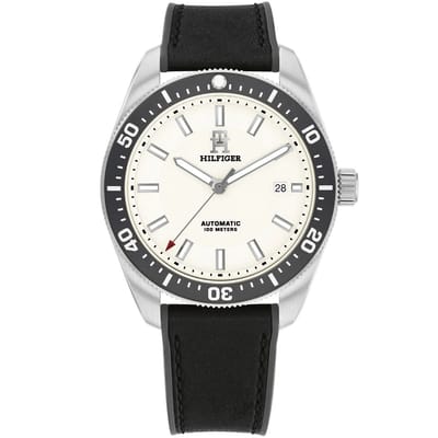 Tommy Hilfiger TH85 1792153 Horloge - Siliconen - Zwart - Ø 40 mm