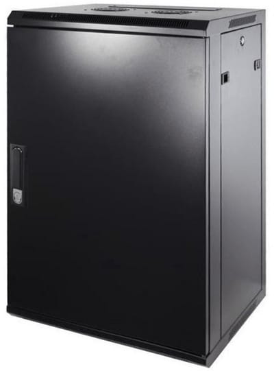 DSIT 18U wandkast met metalen deur 600x450x900mm (BxDxH) - serverbehuizing - serverrack - serverkast - 19 inch