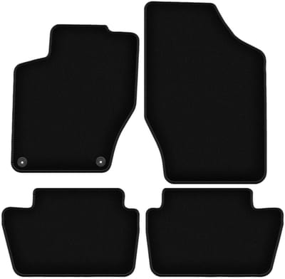 BASIC zwarte veloursmatten voor: Citroen C4 II hatchback, stationwagen (2010-2018)