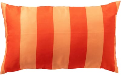 APOLLO - kussenhoes outdoor 30x50 cm - gestreept - Cherry Tomato - rood, oranje