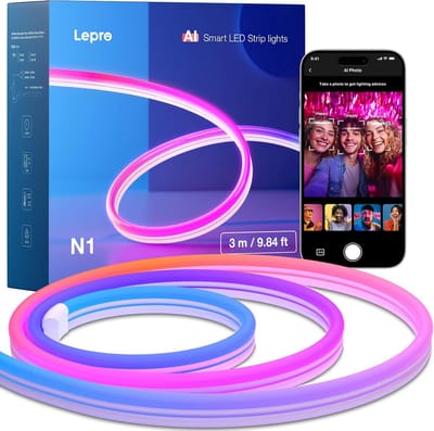 Neon LED-strip 3 meter met app bediening en muzieksynchronisatie voor woonkamer en feestdecoratie
