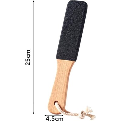 Voetvijl, Voetkrabber voor Dode Huid en Eelt op de Hiel, Zelfgemaakt Voetverzorgingsgereedschap zwart