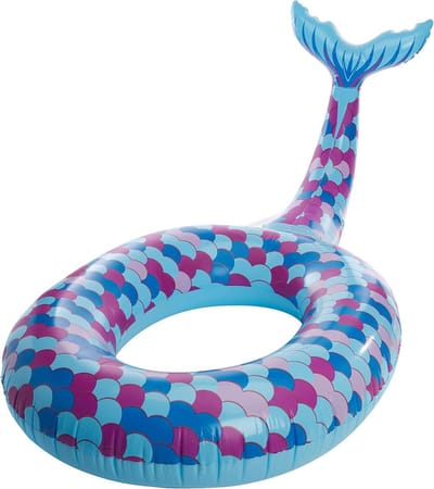 Opblaasbare Zeemeermin - Zwemring - Waterspeelplezier - Draagbaar ontwerp - 118 cm - Meerdere kleuren