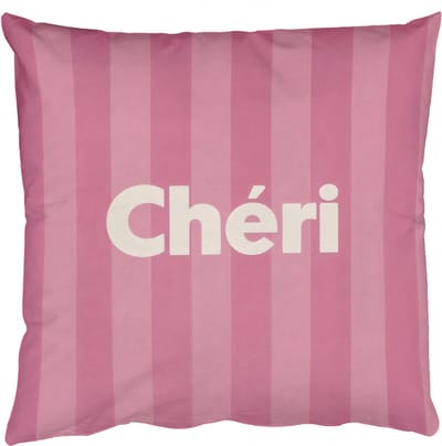 Sierkussens - Kussentjes Woonkamer - 50x50 cm - Gestreept - Roze - Chéri