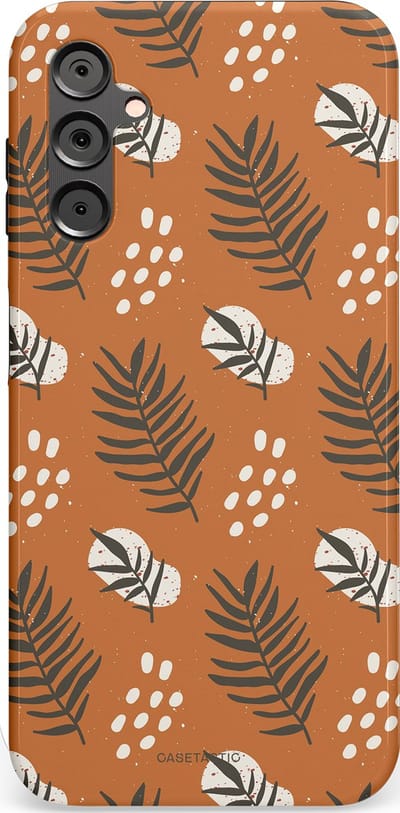 Casetastic Hoesje Geschikt voor Samsung A14 (5G/4G) - Stijlvolle Beschermende Duo-layer Case - Rustiek ritme