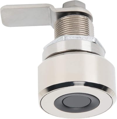 Vingerafdruk Slot - Sleutelloos Slot - Kast Beveiligen - Snelle Herkenning - 8 x 7 x 6 cm - Zilverkleurig