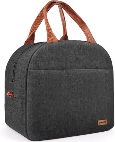 BOTC Koeltas - Lunchtas - 7 liter - Koeltasje - Geïsoleerde Koeltas - 25x21x14cm - Zwart