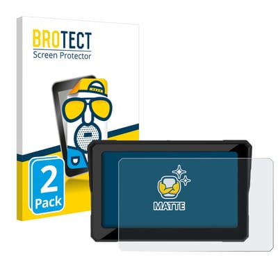 BROTECT - Screenprotector voor Carpuride W702 / W702B / W702H / W712D / W702BS 7" - Folie Beschermfolie matte 2 Stuks