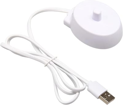 Inductief Laadstation - Oplaadbasis Tandenborstel - Elektrische Tandenborstel Opladen - Waterdicht Ontwerp - Compact Formaat - Wit