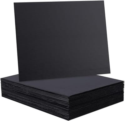 20 Vellen Golfkarton en Plastic Borden 28 x 21.5 cm voor Lege Tuinborden, 3 mm Dikte, DIY Reclameborden en Modelbouw