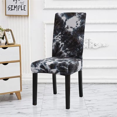 Geometrie Stoelhoes Eetkamer Elastische Stoelhoezen Spandex Stretch Kantoor Restaurant Bruiloften Banket Hotel Stoel Zitting Hoes 1 st. Universal Size