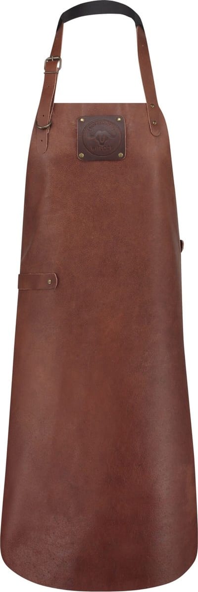 Witloft Buffelleren BBQ Schort - Verstelbaar - Unisex - Voor veelzijdig gebruik - Cognac