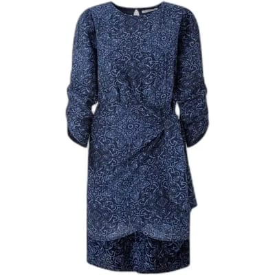 Pepe Jeans Clarin Korte Jurk Met Lange Mouwen Blauw XS Vrouw