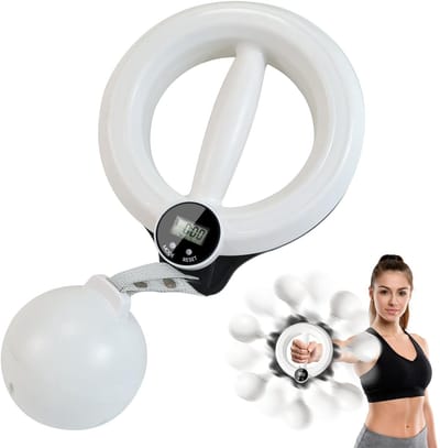 360° draaibare pols- en onderarmtrainer | Multifunctioneel fitnessapparaat | Voor armen, polsen, schouders en borst | Ideaal voor thuisgym en bovenlichaam krachttraining