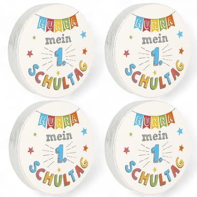 Jhubersproducts - Magische Washandjes - Set van 4 - Ontvouwt in Warm Water - Geschikt voor Kinderen - 100% Katoen - Perfect Cadeau-idee
