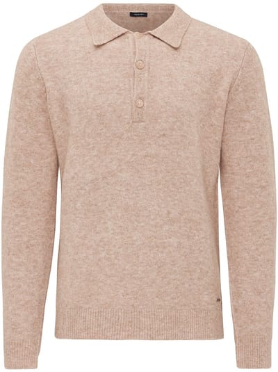 Tresanti FUSTINO | Big polo sweater Beige (TRKWJE128 - 101)