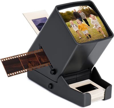 HEZIVO® Negatiefscanner voor oude Foto's - Negatievenscanner 35 mm - Digitaal Converter - Diascanner - 3x Vergroting