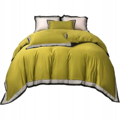 Luxe Flanel Dekbedovertrekset 160x200cm met Kussenslopen - Groen
