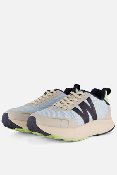 Woden Sabine Sneakers blauw Mesh/ Suède - Maat 38