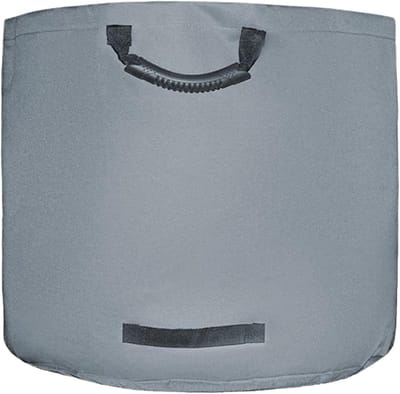 Tuinafvalzakken - Opvouwbare container - Afval verzamelen - Met handvatten - 56x46 cm - Grijs