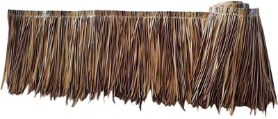 Kunstmatige Rietmat - Dakbedekking Decoratie - Tuin Aankleden - Realistisch Uiterlijk - 100x50cm - Natuurlijk