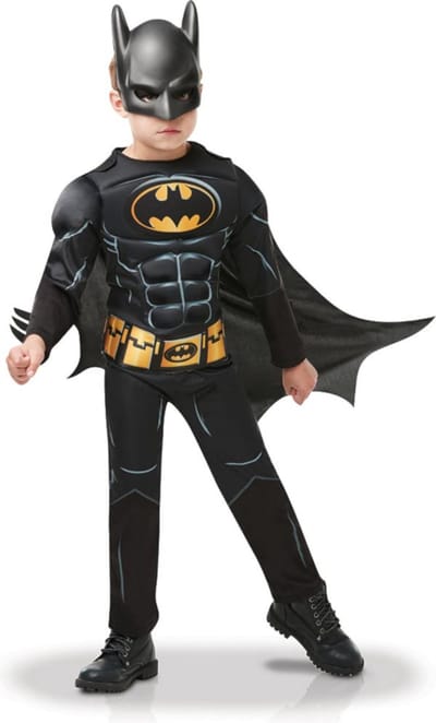 Rubie's Batman Verkleedkostuum Jongens Zwart Maat 128