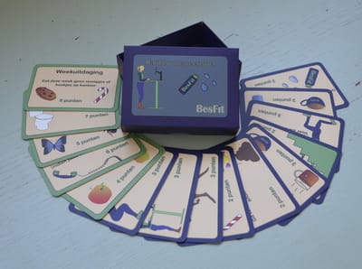 BesFit Kaartspel voor op kantoor - Beweegspel voor collega's - 46 kaarten