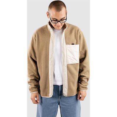Oakley Apparel Off-slope Mountain Fire Sherpa Fleece Met Volledige Rits Bruin L Man