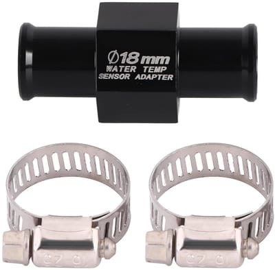 Allecto - Water Temperatuur Adapter - Aluminium - 18 mm - Voor Motoren - Hoogwaardige Temperatuurmeting - Betrouwbaar en Duurzaam - Geschikt voor D...