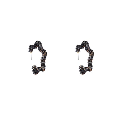 Day&Eve by Go Dutch Label Oorknoppen Ster Kralen Champagne