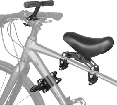 Nexvo®Fietsstoeltje voorzitje – Fietsstoel – Fietsstoeltjes Met Stuur En Pedalen – Zwart - ‎26cm x 20cm x 16cm