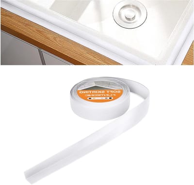 Zelfklevende Waterdichte Sealing Strip van 5m voor Keuken, Badkamer en Toilet - Schimmelbestendig en Oliebestendig Plakband voor Hoek en Wand