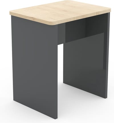 Houten kruk kubus voetensteun bijzettafel Esal