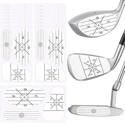 Golf Impact Tape Set voor Analyse van Sweet Spot en Balvluchtconsistentie