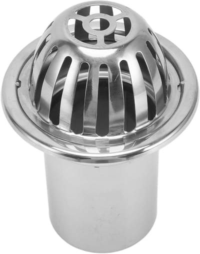 Vloerafvoer - Afvoerputje - Waterafvoer Buiten - Roestvrij Staal - 10 cm - Zilver