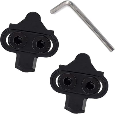 Set van 2 SPD Fietsschoenen Cleats, Zelfsluitende Pedalen, Geschikt voor Mountainbike en Racefiets, Ideaal voor Mannen en Vrouwen