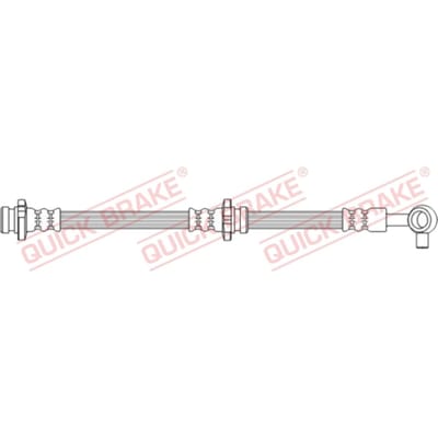 Remleiding QUICK BRAKE 50.745, Links