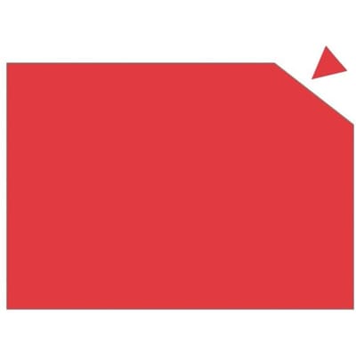 FRANKEN magnetische plaat, 200 x 295 x 0,6 mm, rood