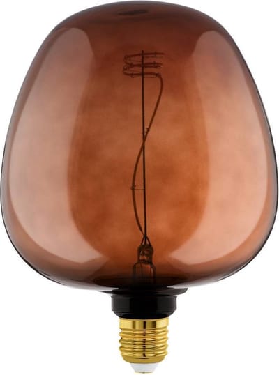Eglo Ledfilamentlamp G190 - Amber - D19cm - Dimbaar - Warm Wit - E27 - 4w